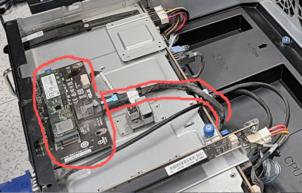 更换硬盘背板和线缆